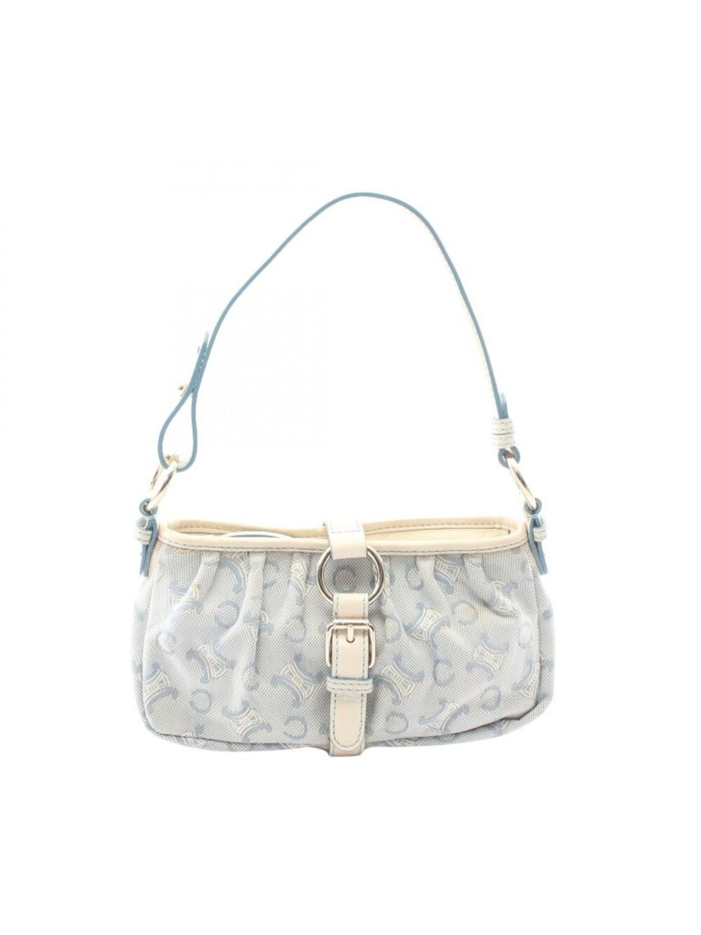 Celine Handbag Paris Macadam Canvas Leather